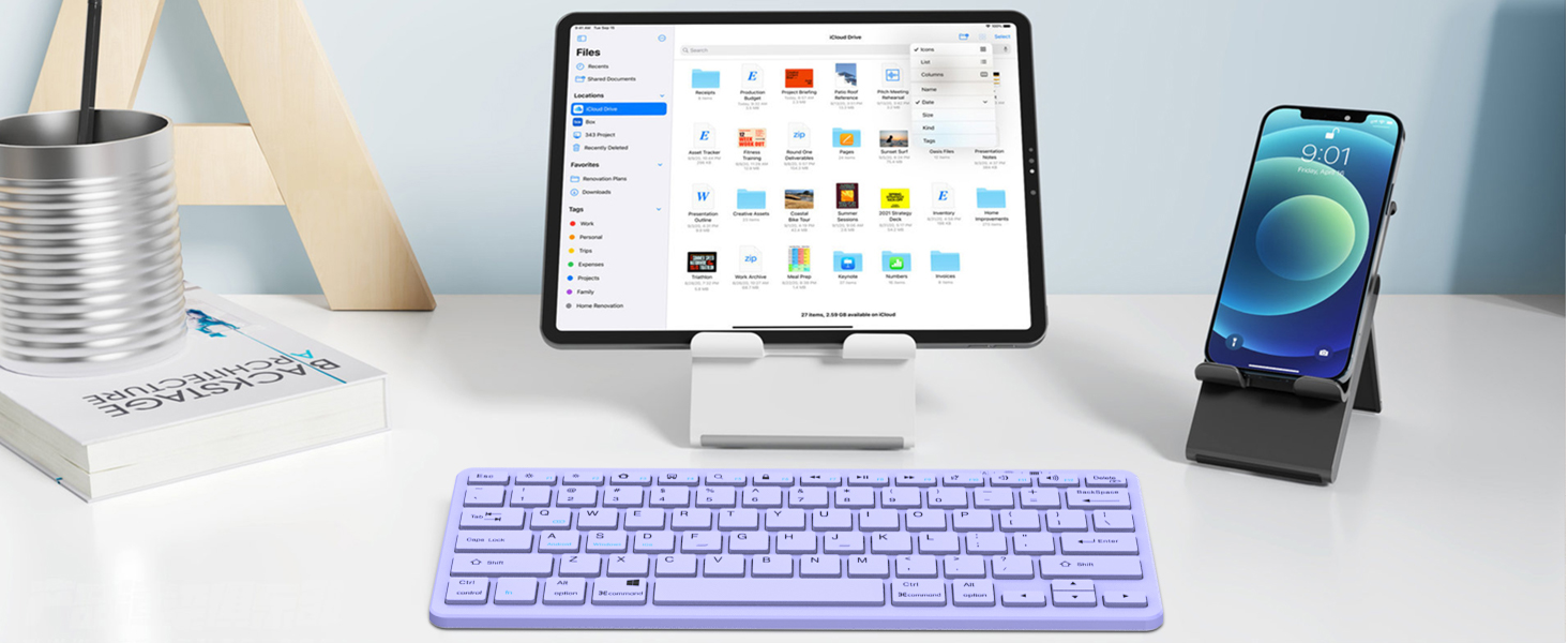 Bluetooth Keyboard for iPad-4
