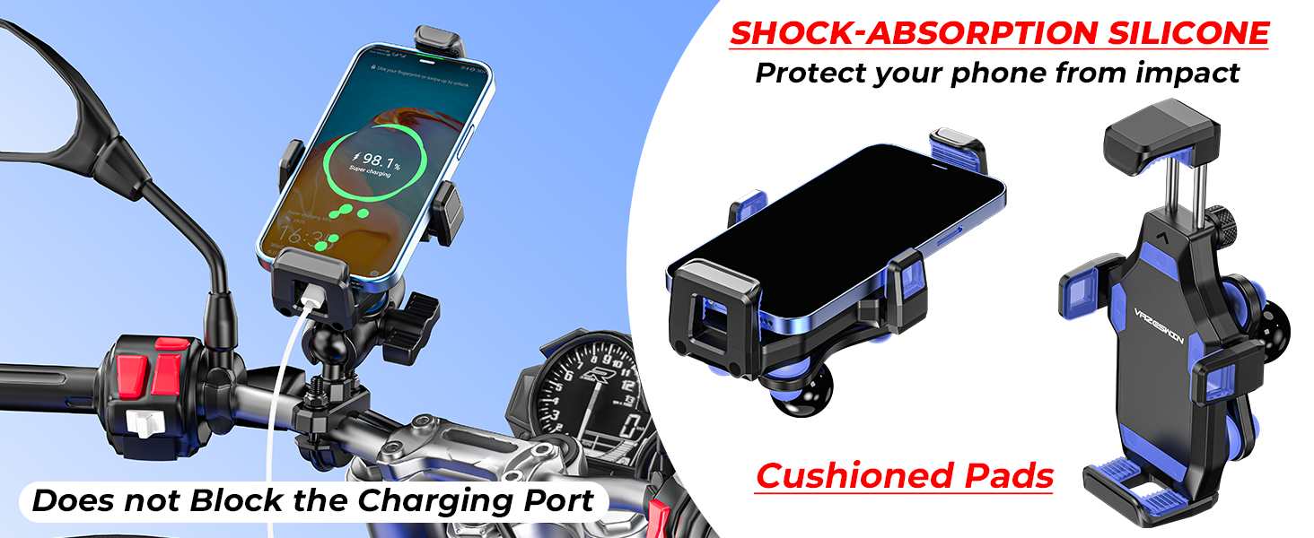 motorcycle phone mount 1 inch ball