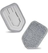 2 Pack Baseboard Brush Refill Replacement Head Scrub for Bathroom Bathtub Shower Baseboard Cleane...