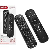 GREVA Bluetooth Voice Remote with Keyboard, Air Mouse Remote Control Backlit Rechargeable, 2.4G W...