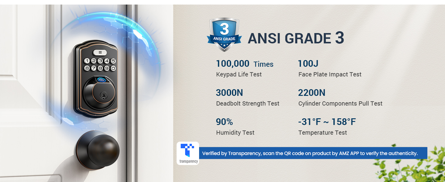 keyless entry door lock with knobs