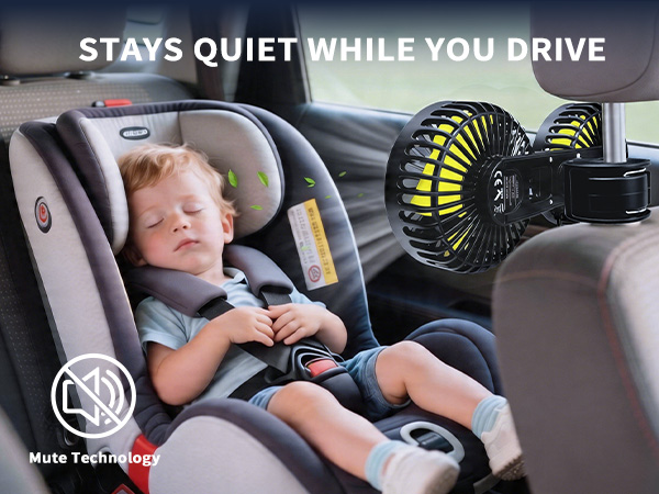 USB car fan