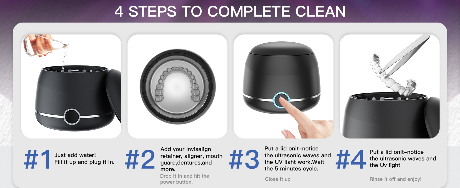 Midomi retainer cleaner