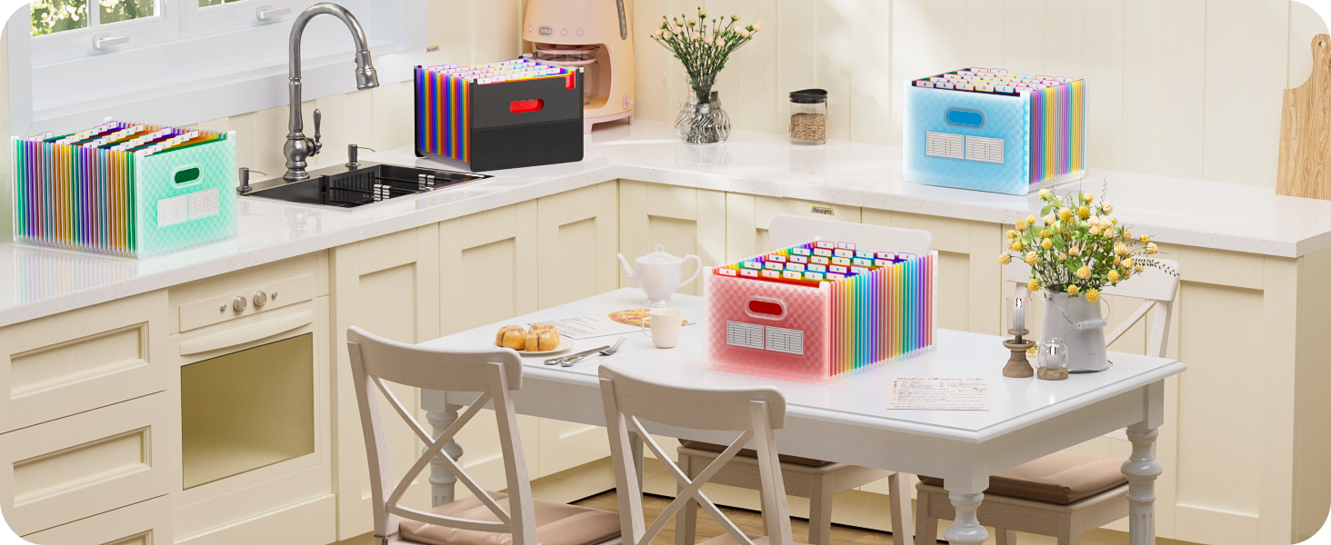 ThinkTex 26 Pockets Expanding File Folder