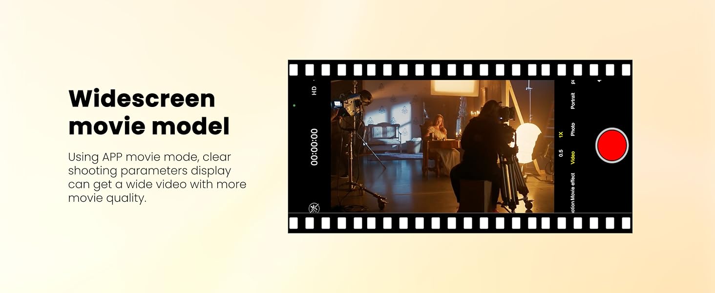 Widescreen movie model