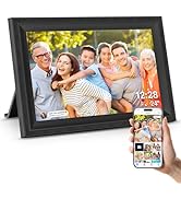 Smart Digital Picture Frame WiFi Send Photos from anywhere16GB Storage Smooth System 10.1inch 128...