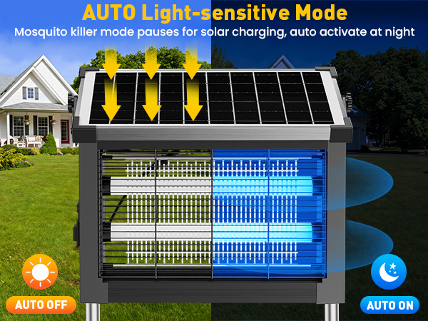 solar mosquito zapper outdoor