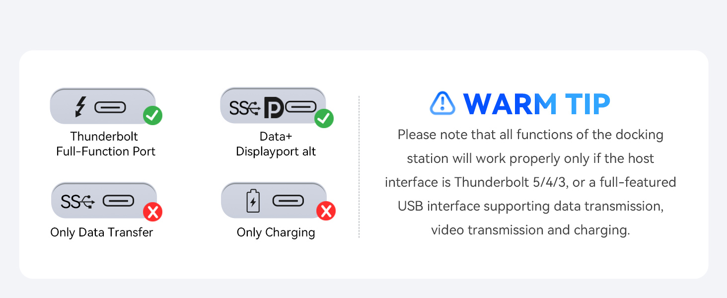 6-in-1 USB C Docking Station