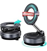 CARMOUNT Clutch-X One – Upgraded Vacuum Phone Mount Suction Cup Car Phone Holder for iPhone, Wind...