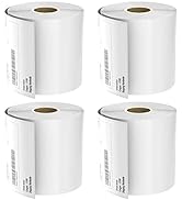 4"x6" Thermal Labels 4 Rolls 450, BESTIKER Direct Thermal Shipping Labels for Zebra 2844 ZP-450 Z...