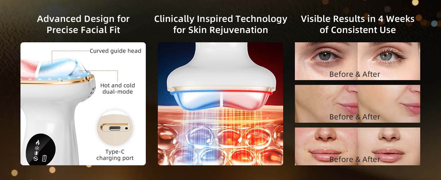 dermawell 3-in-1 led facial sculptor