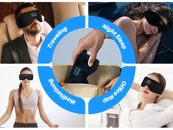 sleep mask with bluetooth
