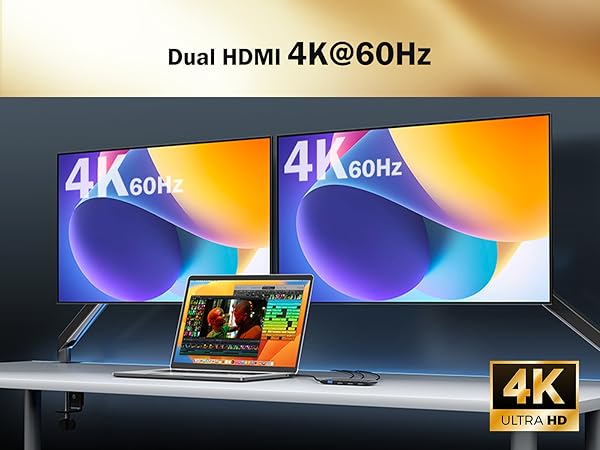 2 HDMI 4K@60Hz