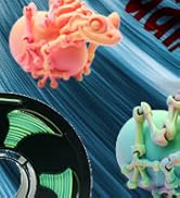 Toksen3D PLA PETG TPU 1.75mm Filament 1kg spool for 3D printer