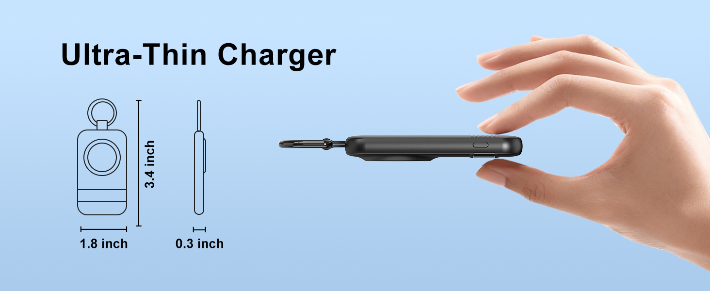 Portable Charger for Apple Watch Fast Charging iWatch working Camping Travel Essentials Accessories