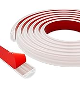 Shower Threshold Water Dam Shower Water Guard - 39 Inch Flexible Collapsible Waterproof Adjustabl...