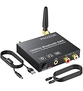 PROZOR 192k Digital to Analog Audio Converter with Bluetooth 5.0 Receiver Digital Toslink Optical...