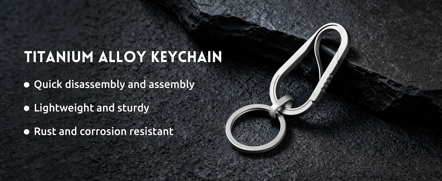 Titanium Alloy Keychain