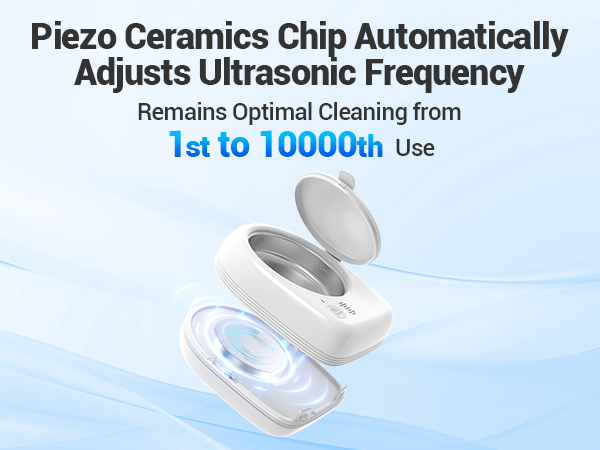 Ultrasonic Retainer Cleaner Machine dental cleaning pod compact portable cordless