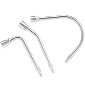 M MINGLE Pressure Washer Extension Wand - Gutter Cleaner Attachment - 30°, 90°, 120° Curved Rod, ...