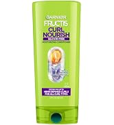 Garnier Fructis Curl Nourish Moisturizing Conditioner for Curly Hair, Plant Protein and Coconut O...