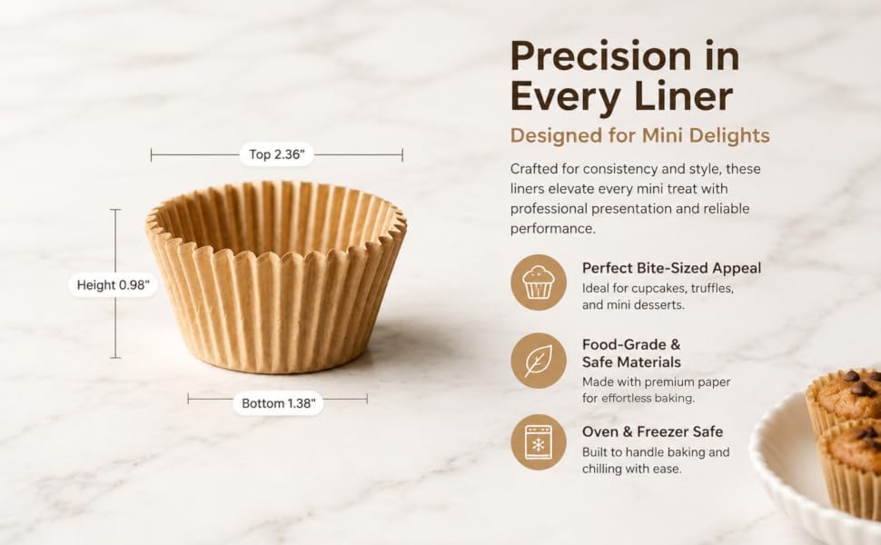 mini cupcake liners