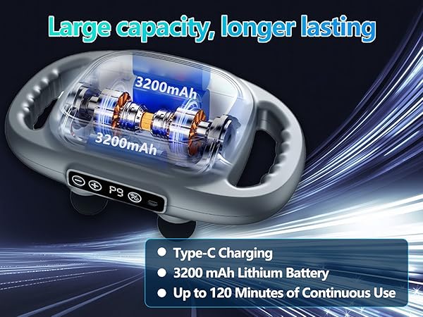 Six Heads Massage Gun