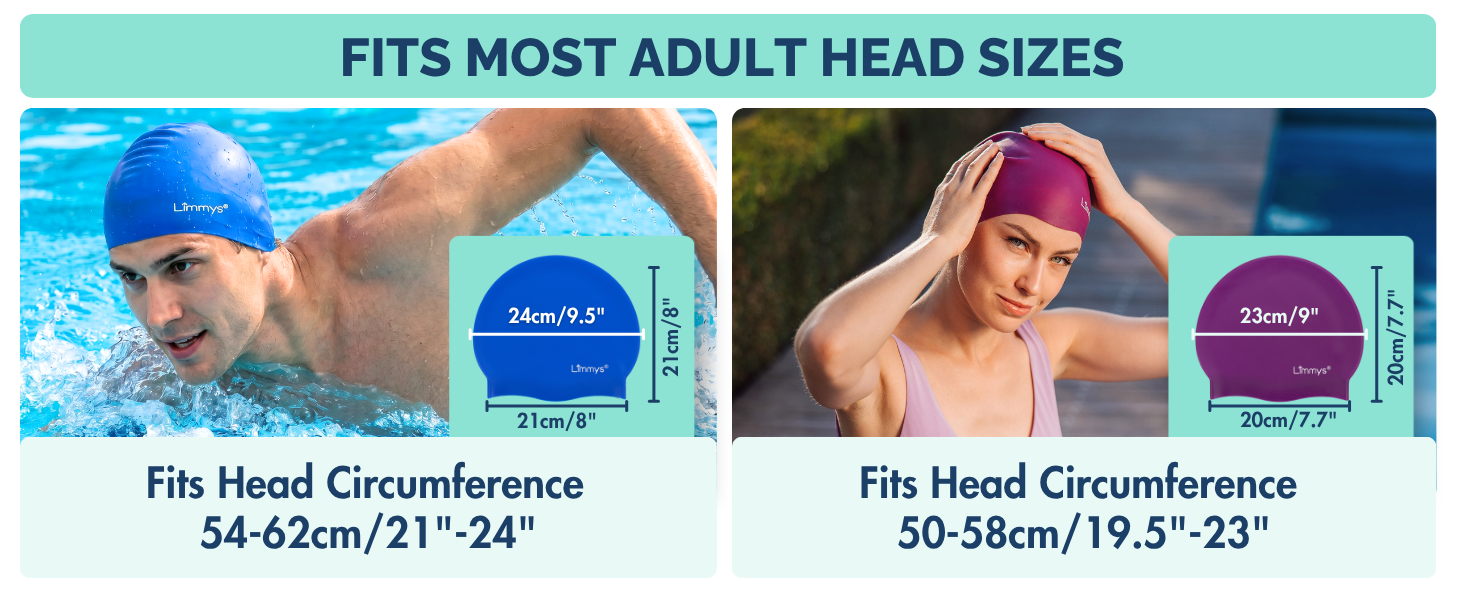 Limmys Swim Cap for Adults