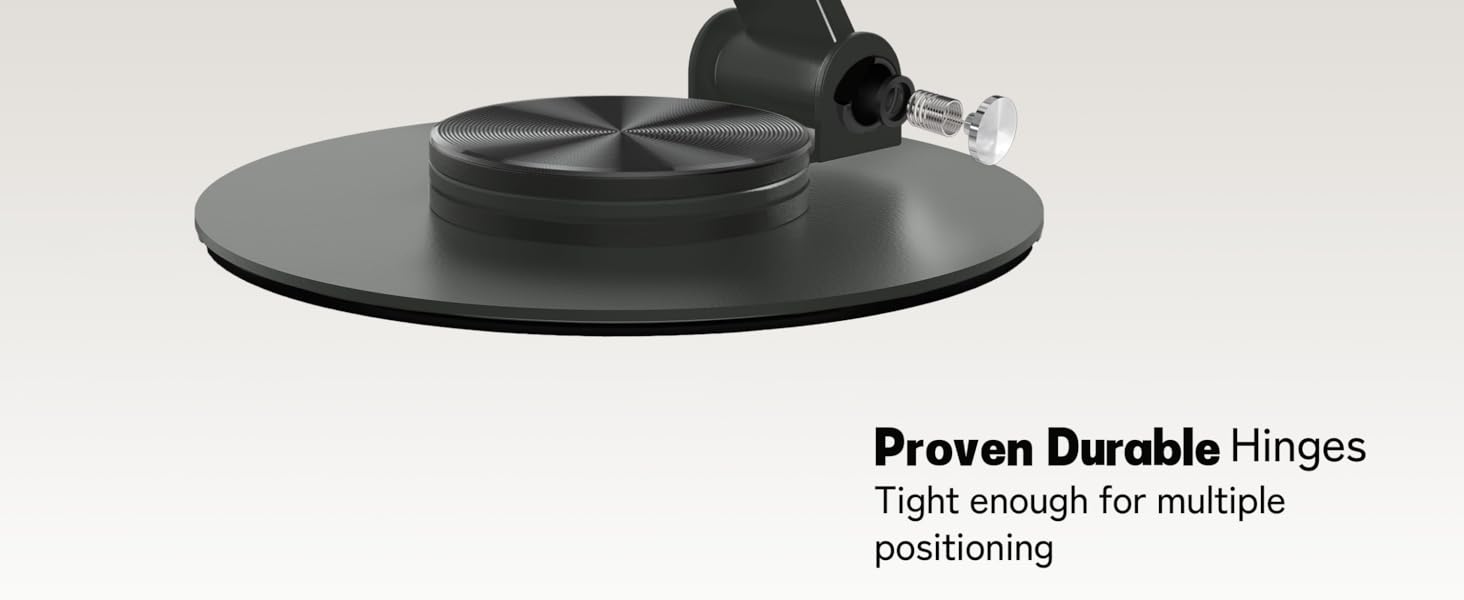 Proven Durable Hinges Tight enough for multiple positioning