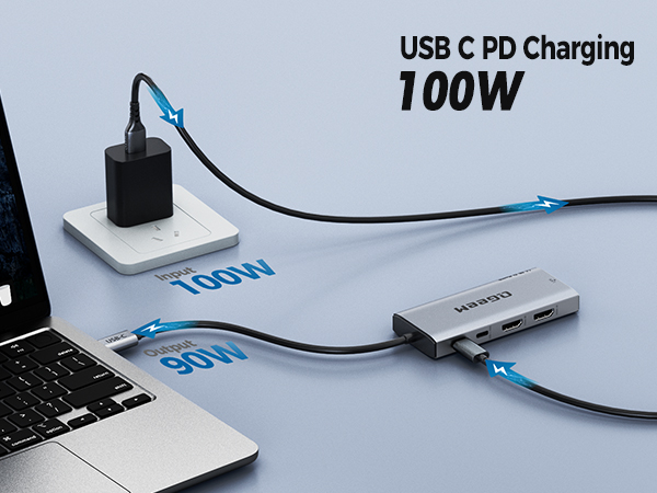 100W usb c PD charging