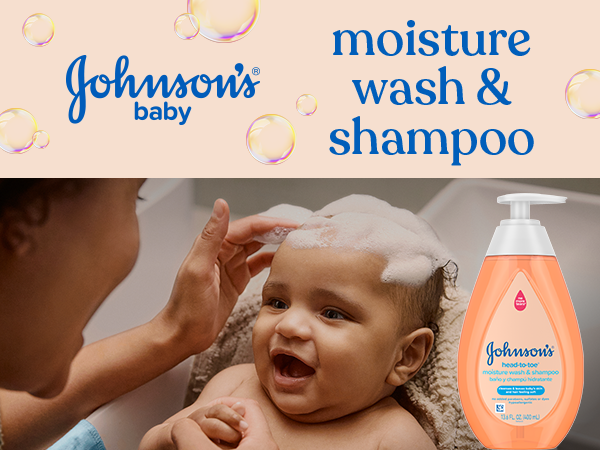 johnsons moisture wash and shampoo