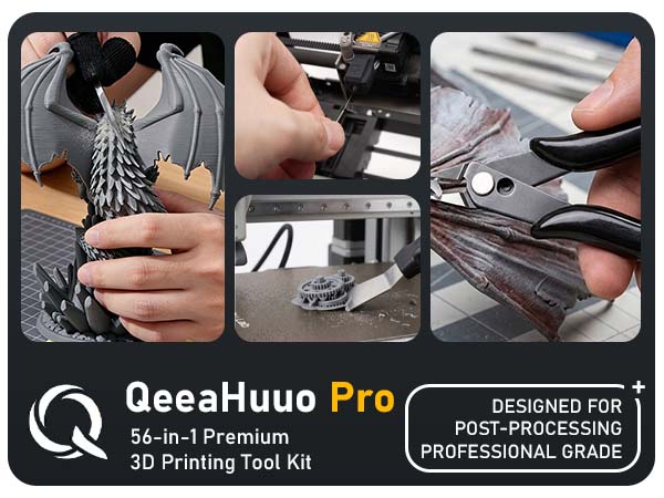 QeeaHuuo Pro 56-in-1 Premium 3D Printing Tool Kit