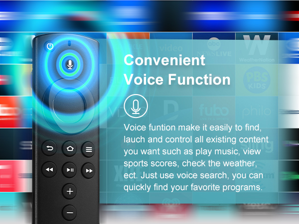 Voice Remote Replacement for TV Stick