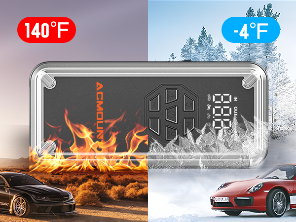 jump starter work in extreme temperatures