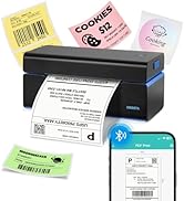 ORGSTA Bluetooth Thermal Shipping Label Printer T001-Plus Wireless 4x6 Shipping Label Printer for...