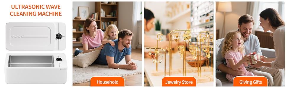 An ultrasonic jewelry cleaning machine as a gift