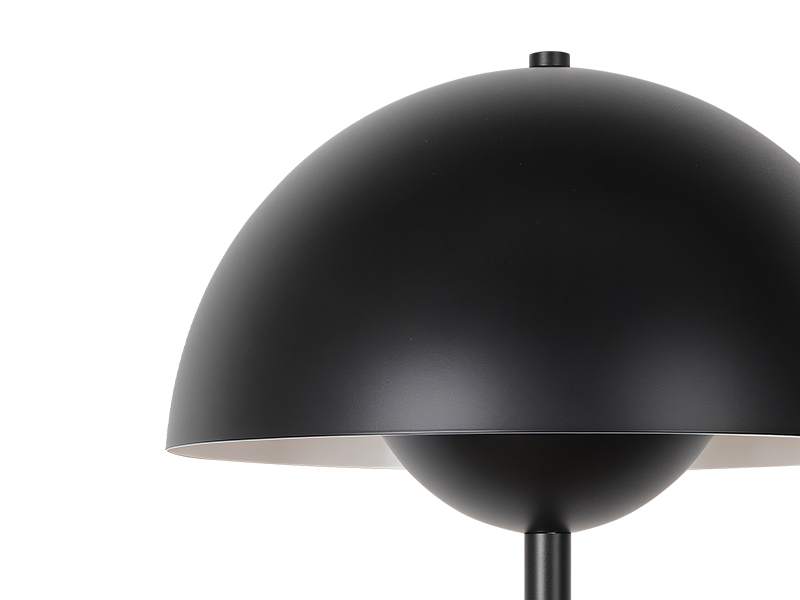 black floor lamp