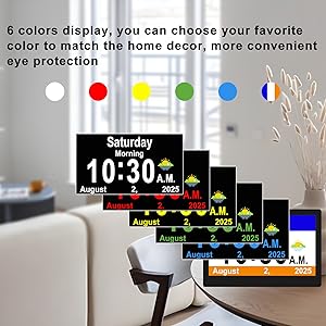 digital clock large display