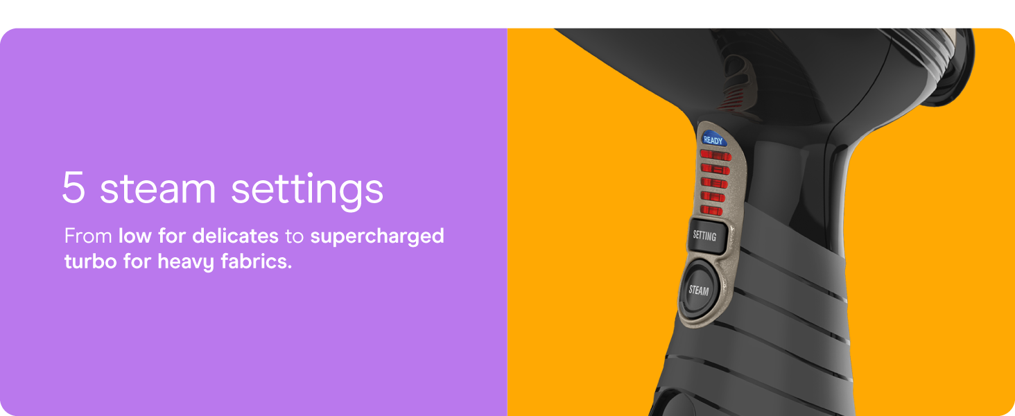 Conair garment steamer clothes turbo extreme steam fabric cloth handheld attachments wrinkle remove