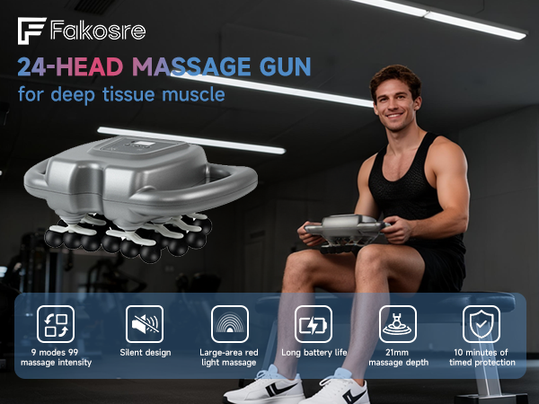 24 head massage gun