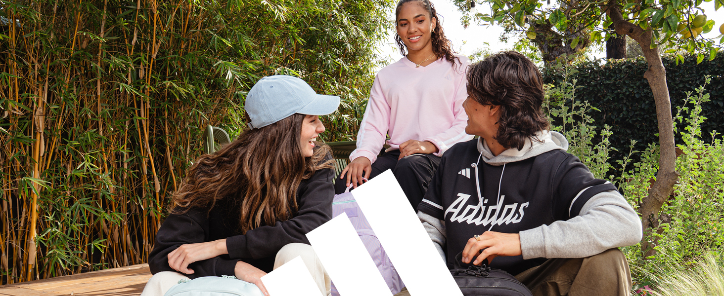 people wearing adidas product