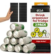 Cooks Innovations Drink Organizer for Fridge, Soda Can Refrigerator Organizers and Storage, Beer-...