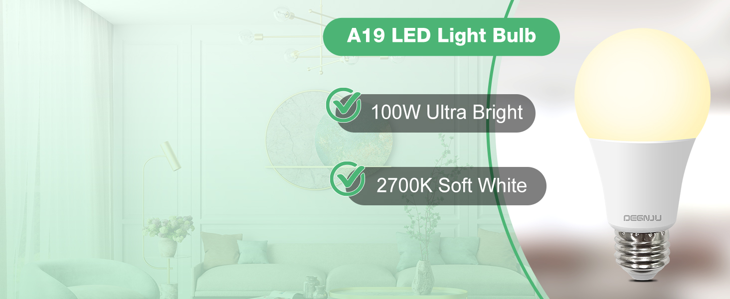 A19 LED LIght BUlbs 100w soft white