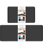 HappyTrends Kitchen Mat [2PCS] Cushioned Comfort Anti-Fatigue Floor Mat, Waterproof Non-Slip Kitc...