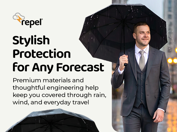 Repel Windproof Travel Umbrella