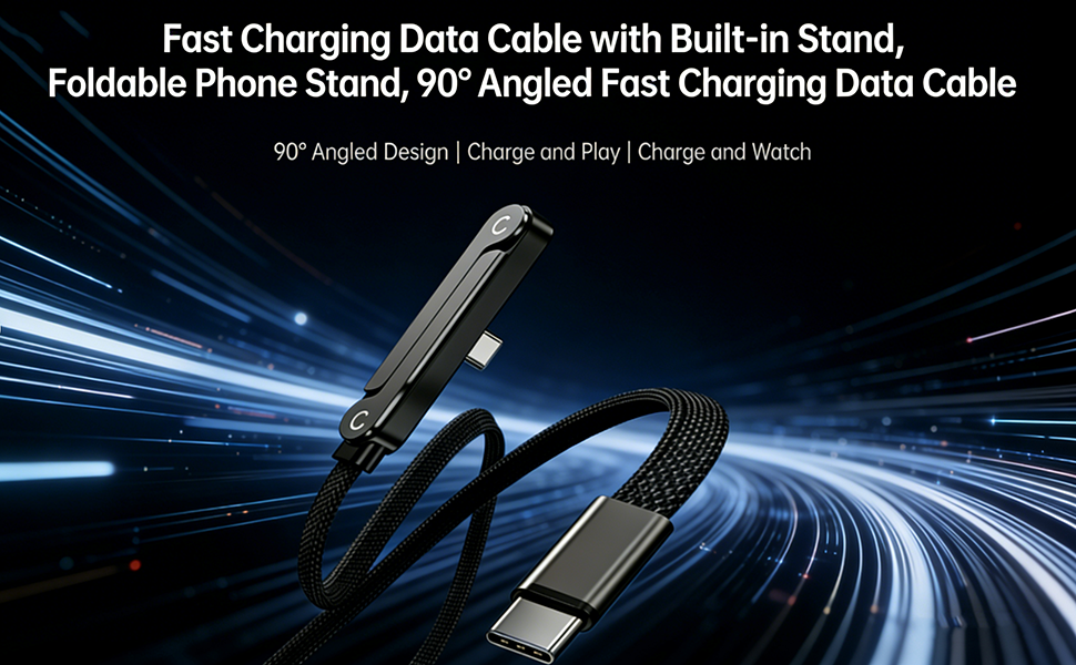 Built in bracket for fast charging data cable