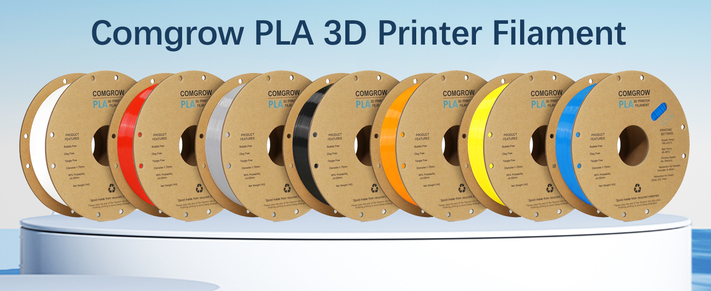 Comgrow PLA 3D Printer Filament