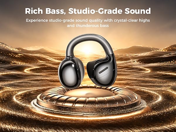 Rich Bass, Studio-Grade Sound Experience studio-grade sound quality with crystal-clear highs