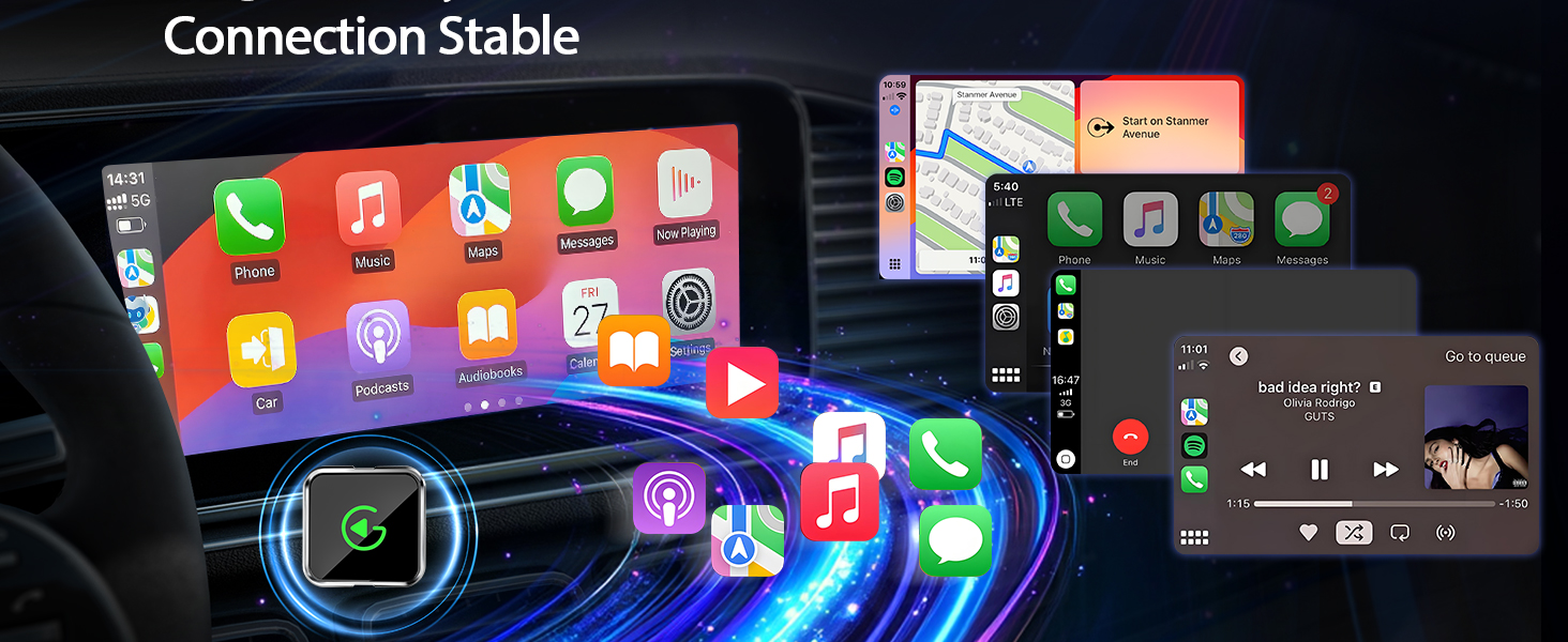 wireless apple carplay adapter
