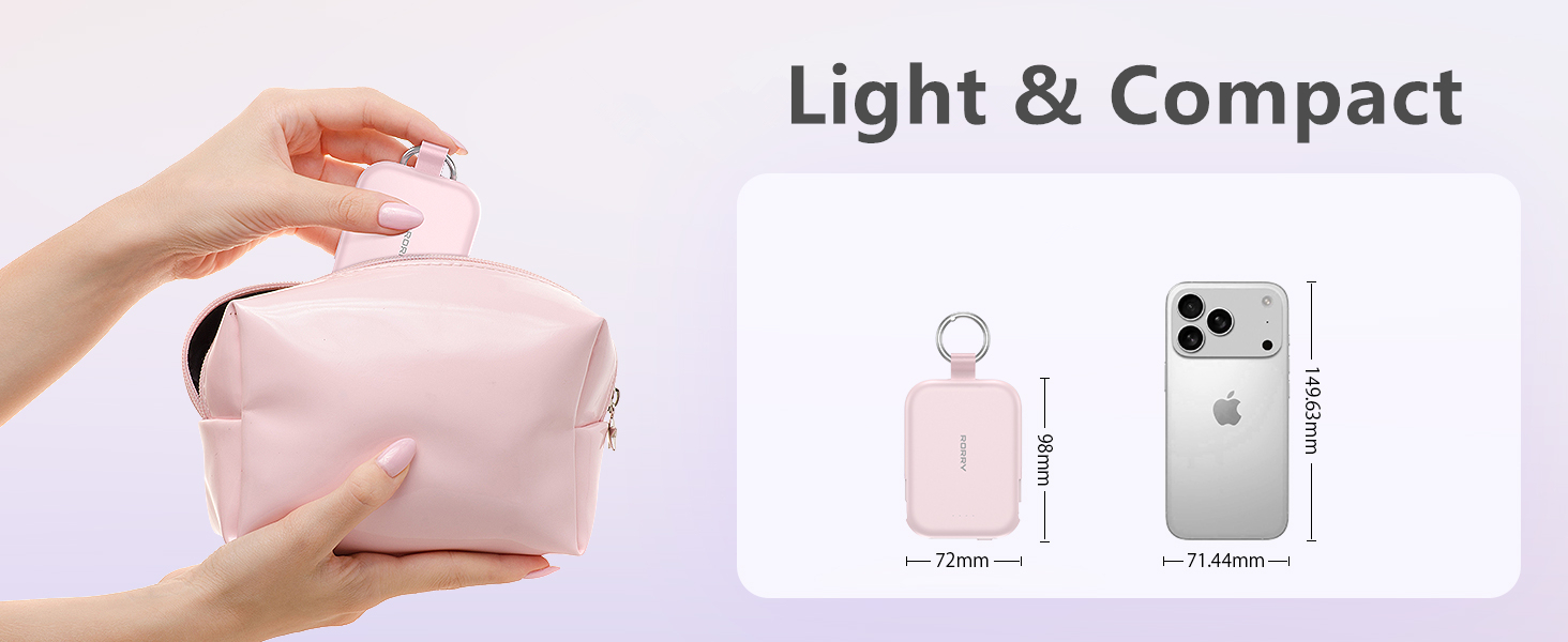 portable charger keychain 5000mah power bank